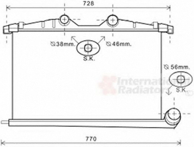 VAN WEZEL 40004363 -  Интеркулер